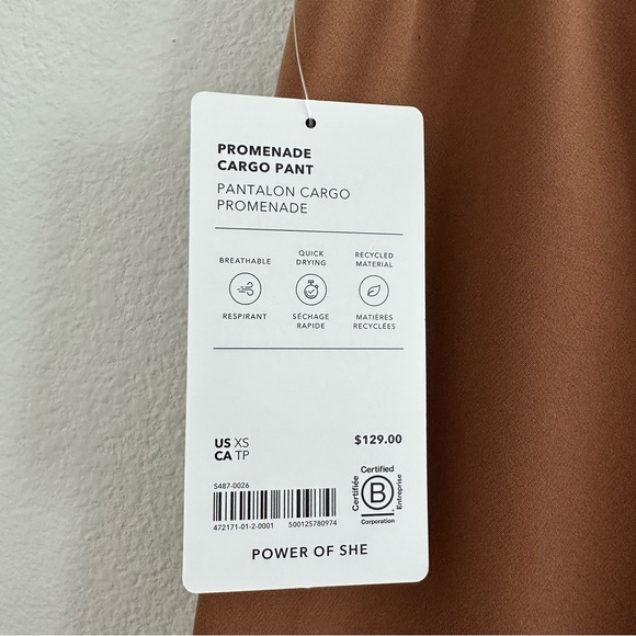 Athleta Promenade Cargo Pants Size: XS, NWT - Picture 8 of 11